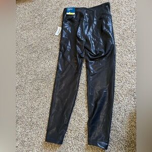 Old navy faux leather leggings NWT!!